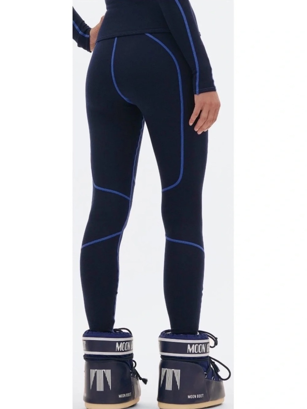 NWT Halfdays Women's Hallie Merino Leggings. Size Medium. - Picture 4 of 10